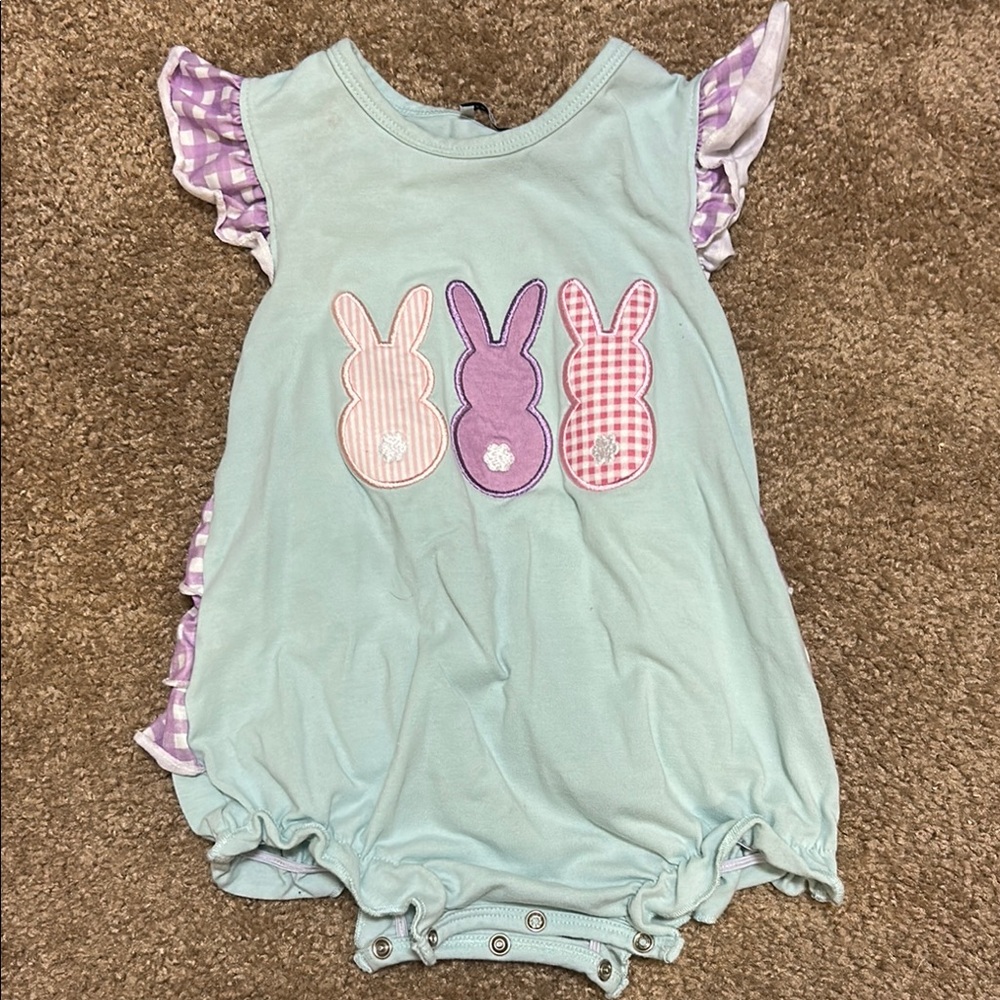 Adorable Baby Romper with Bunny Design